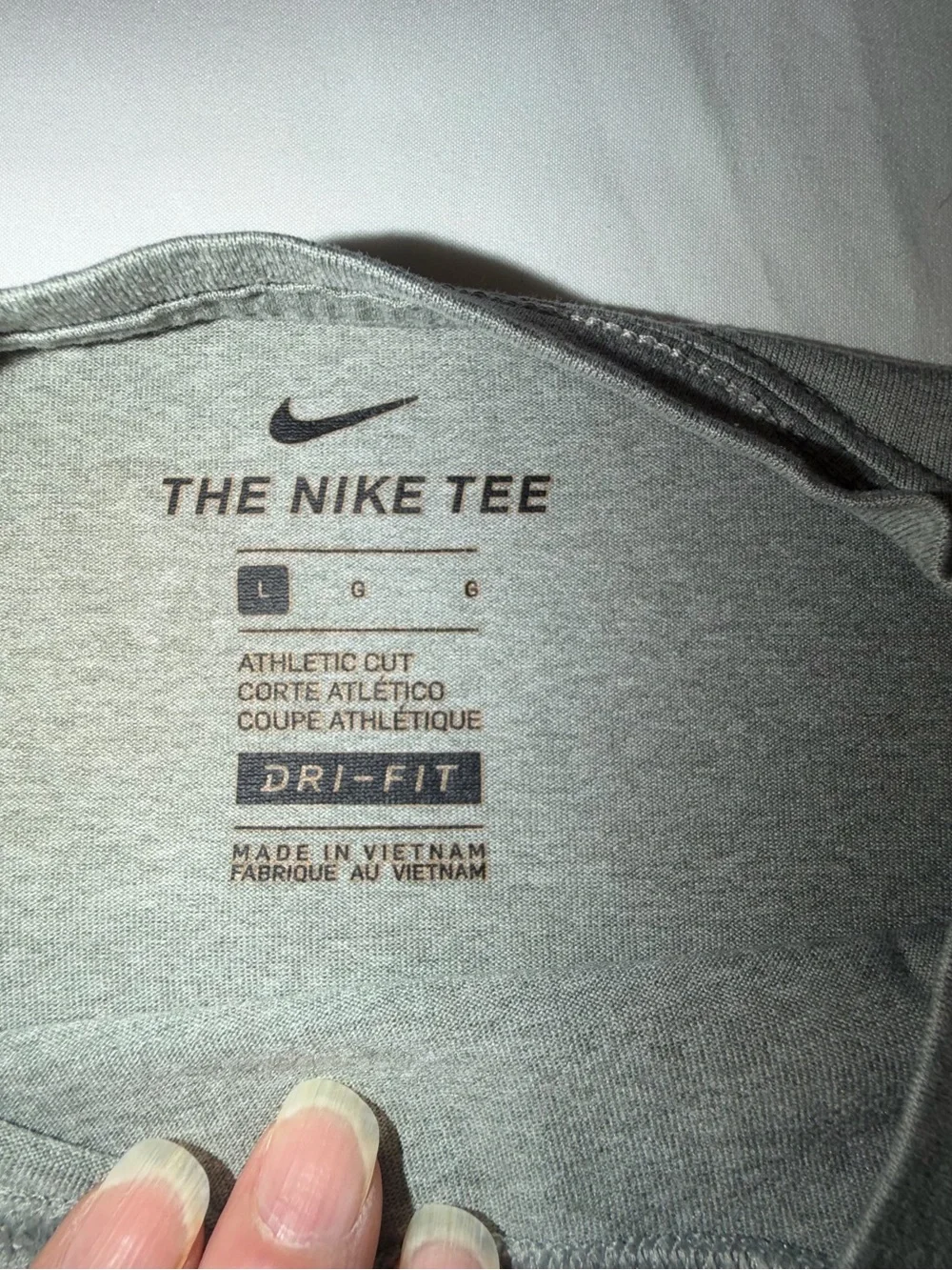 Nike Dri-Fit Tee with Green Print Boys L. MSU Football. Michigan State C1 edpm